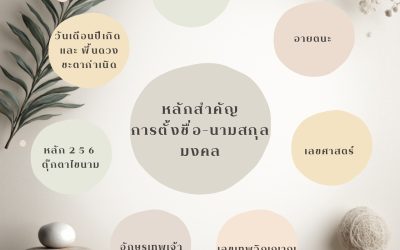 ออกแบบตั้งชื่อมงคล เพื่อเสริมความเป็นสิริมงคลให้ชีวิตและธุรกิจ